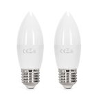 Żarówka diodowa świeczka LED C37 E27 10W 2 szt. zimna