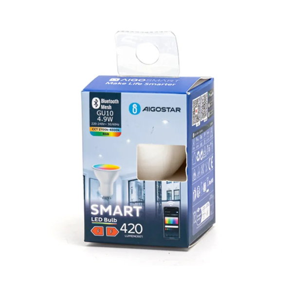 Żarówka smart MESH smart GU10 4.9W RGB+CCT