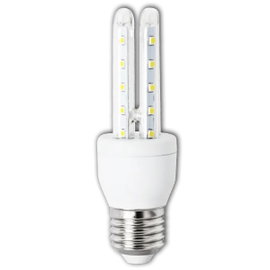 Żarówka LED W Kształcie U 2U E27 6W/230V biała zimna