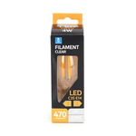 Żarówka świecowa LED 4W/230V Filament C35 E14 biała ciepła 470lm