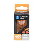 Żarówka LED 4W/230V Filament kulka G45 E14 barwa bursztynowa 400lm