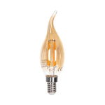 Żarówka świecowa LED 4W/230V Filament CL35 E14 barwa bursztynowa 400lm