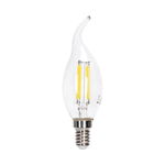 Żarówka świecowa LED 4W/230V Filament CL35 E14 biała zimna 470lm