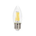 Żarówka świecowa LED 6W/230V Filament C35 E27 biała ciepła 660lm