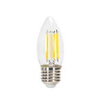 Żarówka świecowa LED 8W/230V Filament C35 E27 barwa biała zimna 880lm