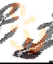 Kotwica z łańcuchem do akwarium morski akcent na dnie zbiornika