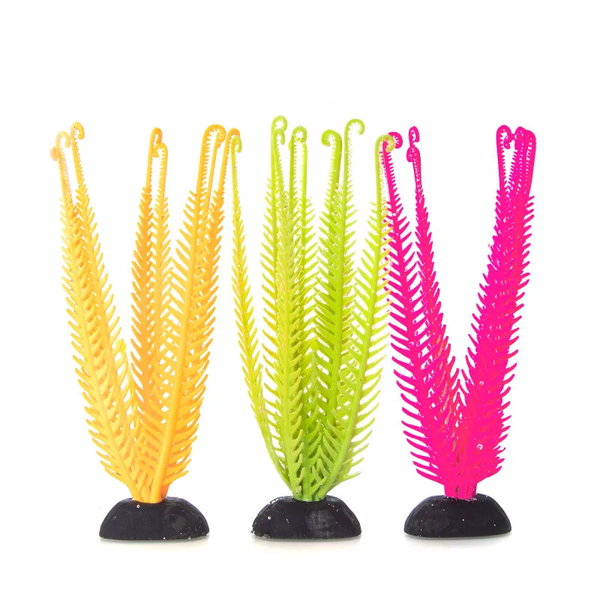 Świecąca roślina do akwarium 18cm fluorescencyjna kolorowa ozdobna