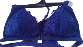 Biustonosz koronkowy VALEGE LINGERIE DEEP granatowy w rozmiarze L 40