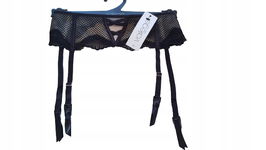 Pas do pończoch VALEGE Lingerie FASION czarne romiarze S/M 36 38