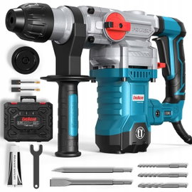 MŁOTOWIERTARKA MŁOT UDAROWY ENEACRO 1500W SDS-PLUS 6J + AKCESORIA ZESTAW