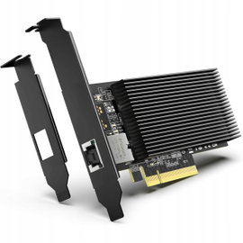 10G PCI-E KARTA SIECIOWA SINGLE RJ45 INTEL X540-T1 PCIe X8/X16 10GbE