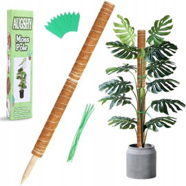 PODPORA DO ROŚLIN Z WŁÓKNA KOKOSOWEGO 40 CM TYCZKA PAŁKA
