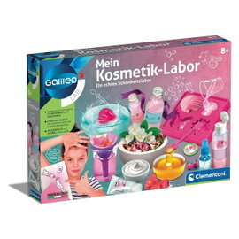 CLEMENTONI GALILEO LAB MOJE LABORATORIUM KOSMETYCZNE ZESTAW ROBIENIA PERFUM