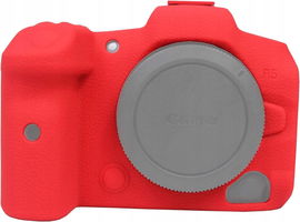 ETUI SILIKONOWE NA APARAT Canon EOS R5 CZERWONY POKROWIEC NA APARAT