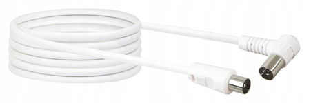 Kabel do podłaczenia anteny 90 stopni SCHWAIGER 75db KVKW100