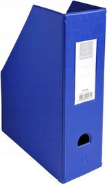 Pojemnik na dokumenty karton EXACOMPTA ciemnoniebieski A4 10cm