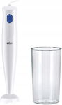 Blender ręczny mocny Braun MQ10.001P 450 W biały Kielich 600 ml