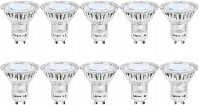 10x Żarówka LED Lepro GU10 250lm 3W Ciepła Biel 2700K Energooszczędna