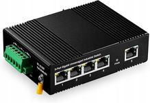 Przełącznik Gigabit DIN Rail Industrial 5 portów Ethernet Switch Uplink