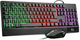 Klawiatura i Mysz Gamingowa Rii RK400 - Podświetlenie RGB QWERTZ (DE)