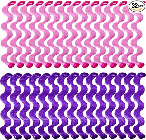 Papiloty spiralne, papiloty do włosów, 30 szt, 30cm