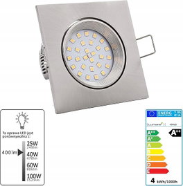 Lumare Reflektor LED wpuszczany do zabudowy 4W 2700K 400lm