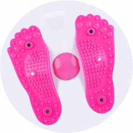 Twist Board Talai YYST - Deska do Ćwiczeń Talii i Masażu Stóp, Biało-Różowa