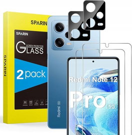 SPARIN Folii Ochronnej kompatybilnej z Xiaomi Redmi Note 12 Pro 5G