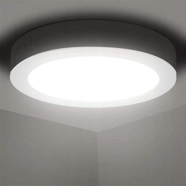 Lampa sufitowa LED12W Plafon 17,4cm Okrągły Natynkowy 4000K 960lm