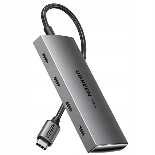 UGREEN 15651 HUB USB C 10 Gbps, 4 portowy adapter USB 3.2