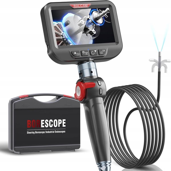 Ralcam Kamera endoskopowa H406B inspekcyjna 6,2 mm HD 4,3"teleskopowa 2024