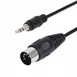 5-pinowy kabel MIDI DIN 1,6 Ft 3,5 mm