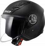 Kask Motocyklowy z Wizjerem LS2 OF616 Airflow II Blackmat Rozmiar S