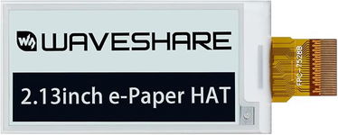 Wyświetlacz Waveshare 2,13'' e-Paper HAT Raw Display V4 250x122 px