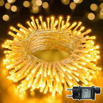 OLLNY Łańcuch Świetlny Lampki Świąteczne Wodoodporne 8 Trybów 10M 100 LED