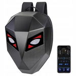 INNOWACYJNY PLECAK NA MOTOR Z OCZAMI LED FUNKCJA STOP WODOODPORNY MOTOCYKL