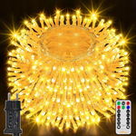 ŁAŃCUCH ŚWIETLNY 40M 400 DIOD LED BOŻONARODZENIOWY NA ZEWNĄTRZ Z PILOTEM