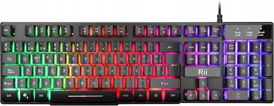 KLAWIATURA MECHANUCZNA RII RK100 AZERTY RGB USB PRZEOWDOWA