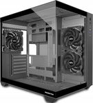 OBUDOWA PC ATX MID TOWER CZARNA Z 3 WENTYLATORAMI SZKŁO Y6