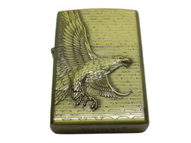 ZAPALNICZKA BENZYNOWA METALOWA WZÓR ORZEŁ