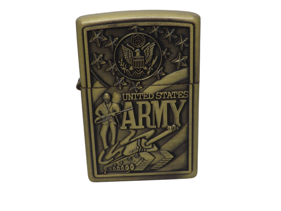 ZAPALNICZKA BENZYNOWA METALOWA WZÓR US ARMY