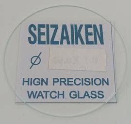 SZKŁO SZKIEŁKO DO ZEGARKA PŁASKIE GRUBOŚĆ 1 MM ŚREDNICA 32 MM