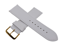 PASEK JORDAN KERR DO ZEGARKA SKÓRA BIAŁY 26 MM ZŁOTA KLAMRA