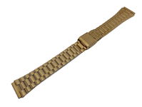 BRANSOLETA DO ZEGARKA CASIO A158 AQ230 F-91W ZŁOTA 18 MM + TELESKOPY