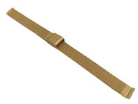 BRANSOLETA DO ZEGARKA SIATKA MESH ZŁOTA 12 MM GRUBOŚĆ 1,5 MM