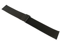 BRANSOLETA DO ZEGARKA SIATKA MESH CZARNA SZEROKOŚĆ 20 MM + TELESKOPY