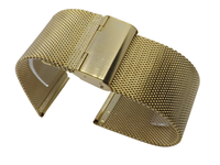 BRANSOLETA DO ZEGARKA SIATKA MESH SLIM ZŁOTA 26 MM GRUBOŚĆ 1,5 MM