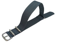 NATO NYLONOWY PASEK DO ZEGARKA SZARY 22 MM