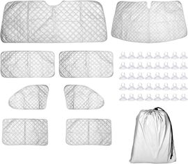 Komplet 8 osłon przeciwsłonecznych Volkswagen VW T5 T6 Transporter kamper