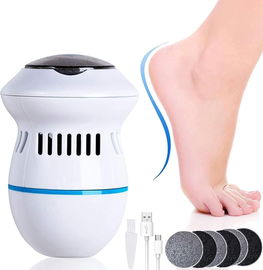 Pilnik peeling elektryczny frezarka do pedicure z 6 nakładkami i ładowaniem USB